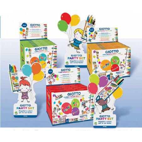 GIOTTO PARTYSET 3esp. TURBO/CERA/PASTEL PVP TURBOCOLOR 1,50 PVP CERA       1,00 PVP PASTELLI   1,30 [FILA313200-00.jpg]