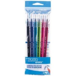 PENNE TRATTO-SFERA ast.6pz COLORATE [FILA829000-00.jpg]