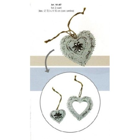 SET 2 CUORI METALLO -3pz [0149170-00.jpg]