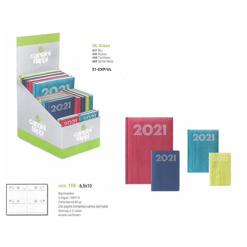 ---ESPOSITORE AGENDE gg GIAVA 16pz PVP: 6x10 BIgg 3,90 - 9x13 gg 7,50 10x15 gg 8,50 - 14x21 gg 8,50 [9051103-00.jpg]