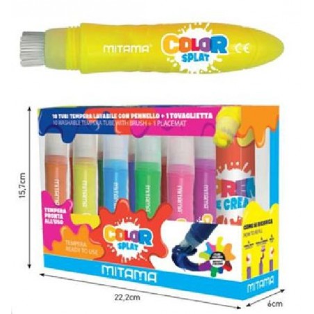 COLORSPLAT 10tubi TEMPERA 24ml+TOVAGLIET [8100110-00.jpg]