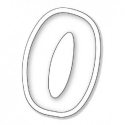 NUMERO POLISTIROLO VUOTO 50cm 0 [0160270-00.jpg]
