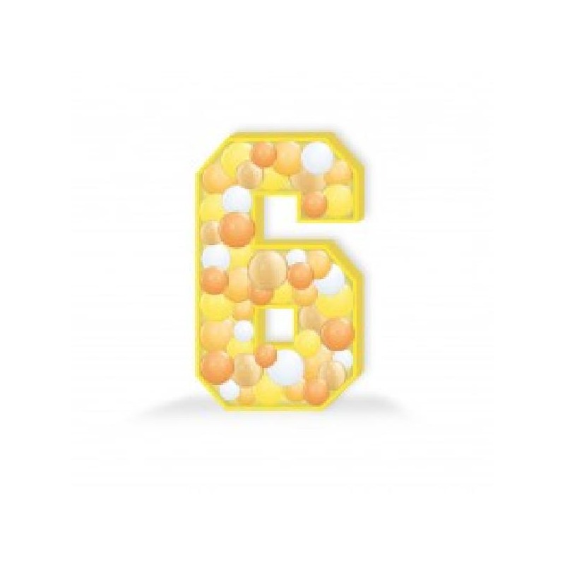 NUMERO ESPANSO VUOTO 50cm 6 [0160276-00.jpg]