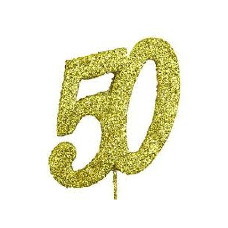 ---NUMERO 50 ESPANSO GLITTER ORO 14cm [0160284-00.jpg]
