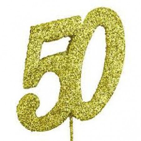 ---NUMERO 50 ESPANSO GLITTER ORO 14cm [0160284-00.jpg]