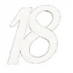 ---NUMERO 18 ESPANSO GLITTER BIANCO 14cm [0160290-00.jpg]