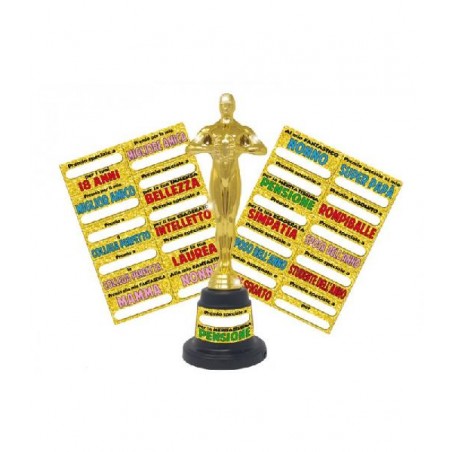 TROFEO OSCAR 30cm CON TARGHETTE [0200113-00.jpg]