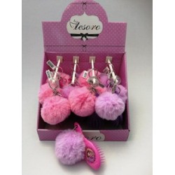 PORTACHIAVI POM-POM + SPAZZOLA 12pz [0250109-00.jpg]