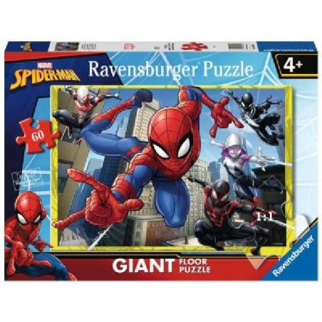---PUZZLE 60pz PAVIMENTO 50x70-SPIDERMAN [0250423-00.jpg]