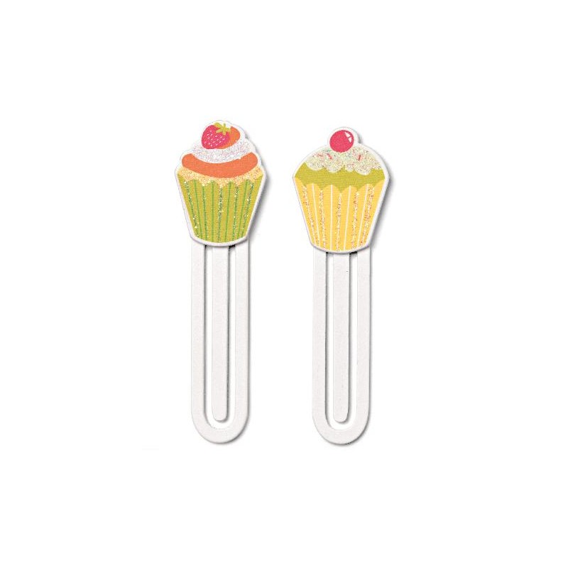 SET 12 SEGNALIBRO CUP CAKES 9cm [TONO56588-00.jpg]