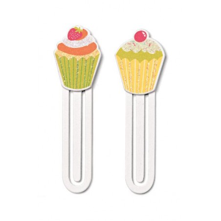 SET 12 SEGNALIBRO CUP CAKES 9cm [TONO56588-00.jpg]