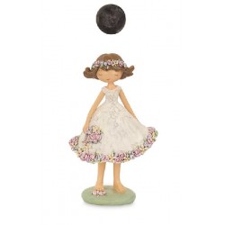 BAMBINA VESTITO BIANCO A FIORI 20cm CON SCATOLA REGALO [TONO21239-00.jpg]