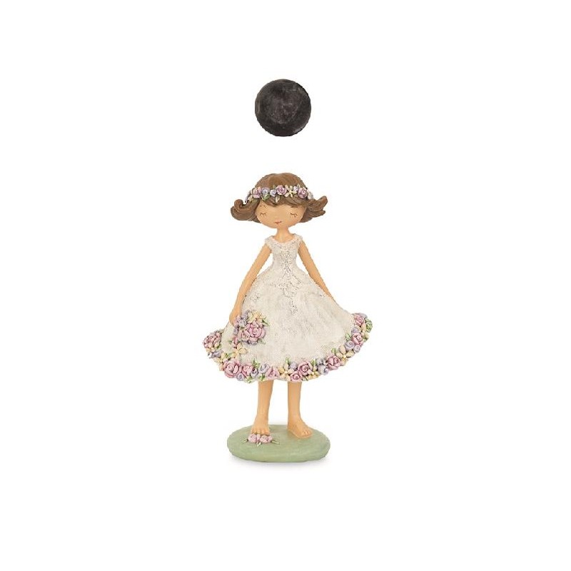 BAMBINA VESTITO BIANCO A FIORI 20cm [TONO21239-00.jpg]