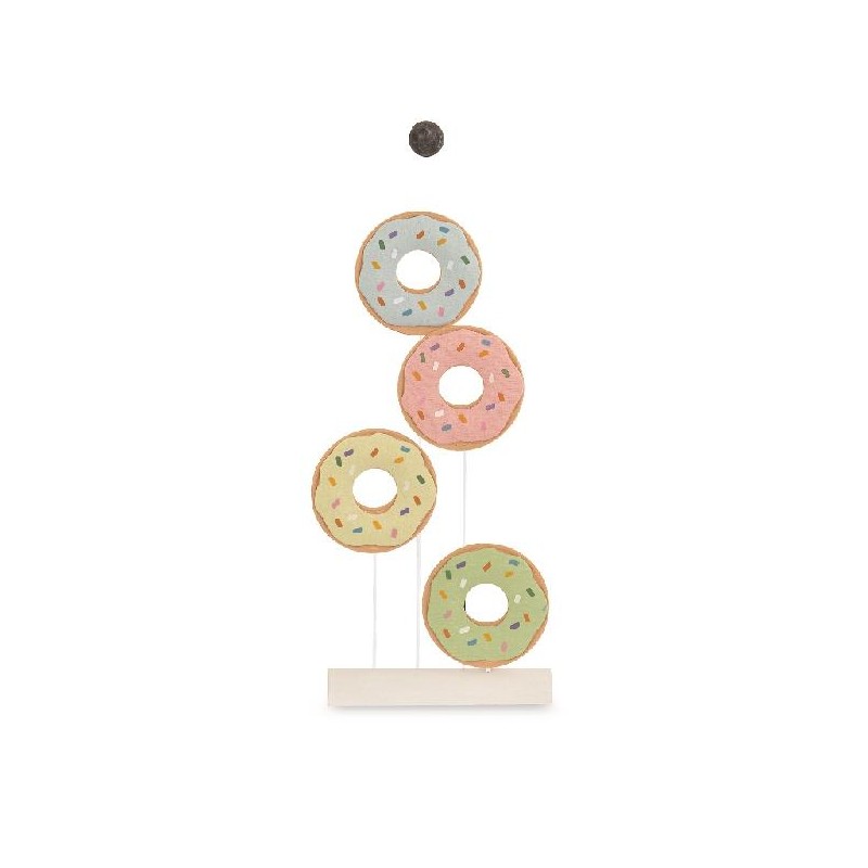BASE CON 4 DONUTS STOFFA ROS/GIA/VER [TONO21288-00.jpg]