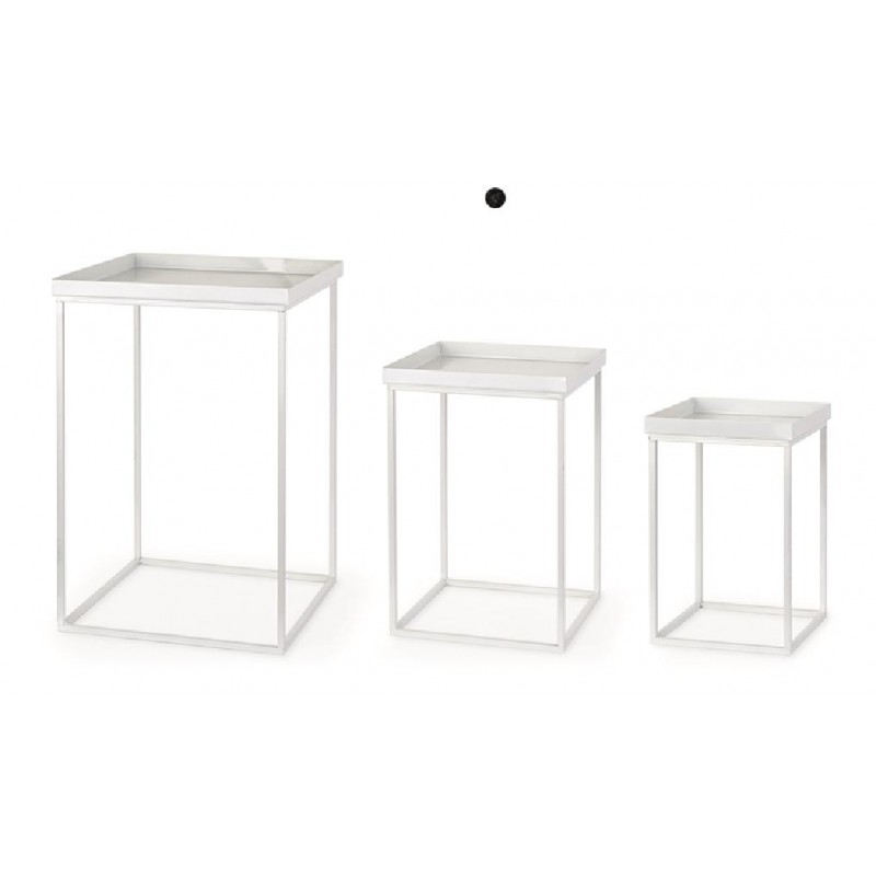 ---SET 3 TAVOLINI METALLO BIANCO [TONO29079-00.jpg]