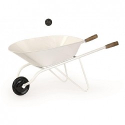 CARRIOLA METALLO BIANCA cm65x31x28 [TONO20805-00.jpg]