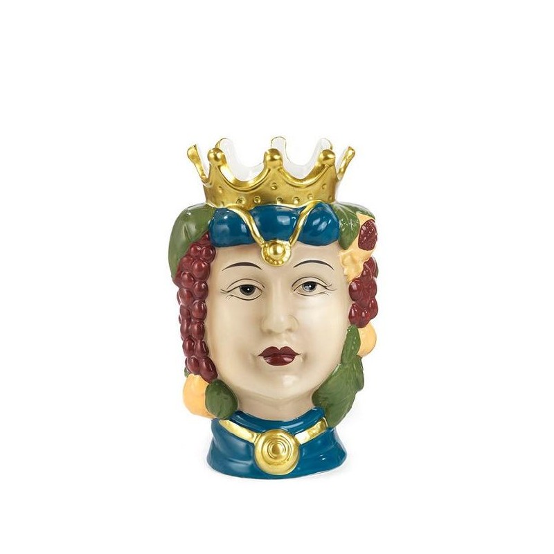 ---VASO TESTA DI MORO QUENN 22cm [0142204-00.jpg]