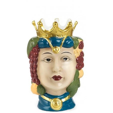 ---VASO TESTA DI MORO QUENN 22cm [0142204-00.jpg]