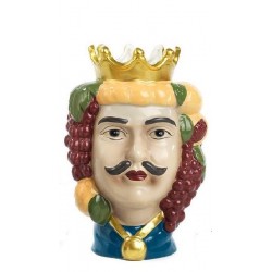 ---VASO TESTA DI MORO KING 22cm [0142205-00.jpg]