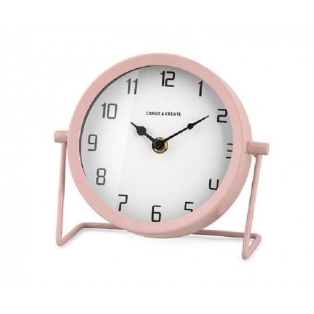 ---OROLOGIO METALLO ROSA CON APPOGGIO [TONO26154-00.jpg]