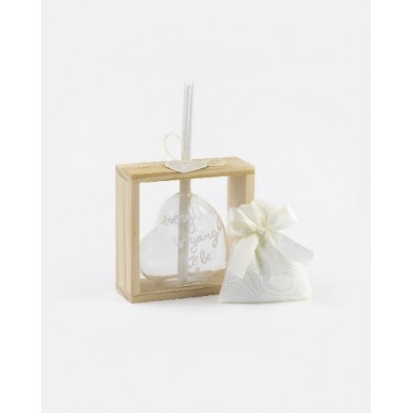 ---PROFUMATORE CUORE CORNICE LEGNO 9x9 completo di scatola e sacchetto [0140269-00.jpg]