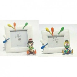 PORTAFOTO CLOWN 16x16 CON SCATOLA 2sogg [0140281-00.jpg]