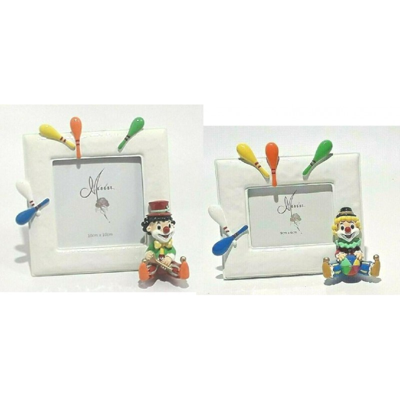 PORTAFOTO CLOWN 16x16 CON SCATOLA 2sogg [0140281-00.jpg]