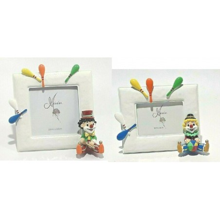 PORTAFOTO CLOWN 16x16 CON SCATOLA 2sogg [0140281-00.jpg]