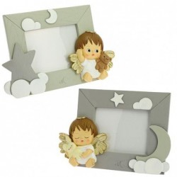 ---ANGELO CON ORSETTO PORTAFOTO 18x22cm- [0140343-00.jpg]