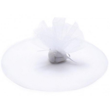TULLE TONDO 23cm 100pz BIANCO [0142361-00.jpg]