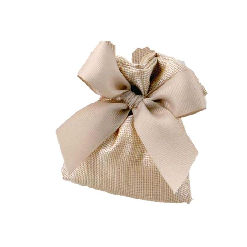 SACCHETTO MINI PIATTO LUREX ORO 11x11 [0147048-00.jpg]