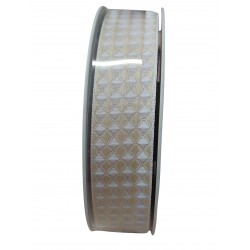 NASTRO ROMBI mm25m15 BIANCO