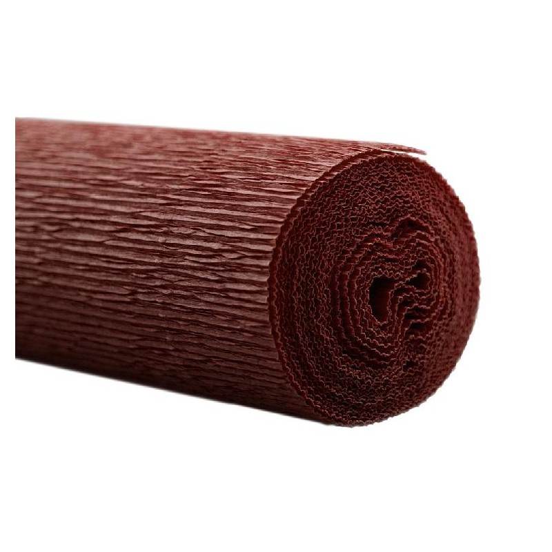 CARTA CRESPA gr180-50x250 MARRONE 568 [0510240-00.jpg]