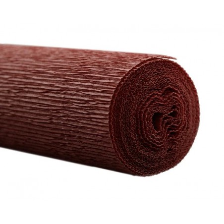 CARTA CRESPA gr180-50x250 MARRONE 568 [0510240-00.jpg]