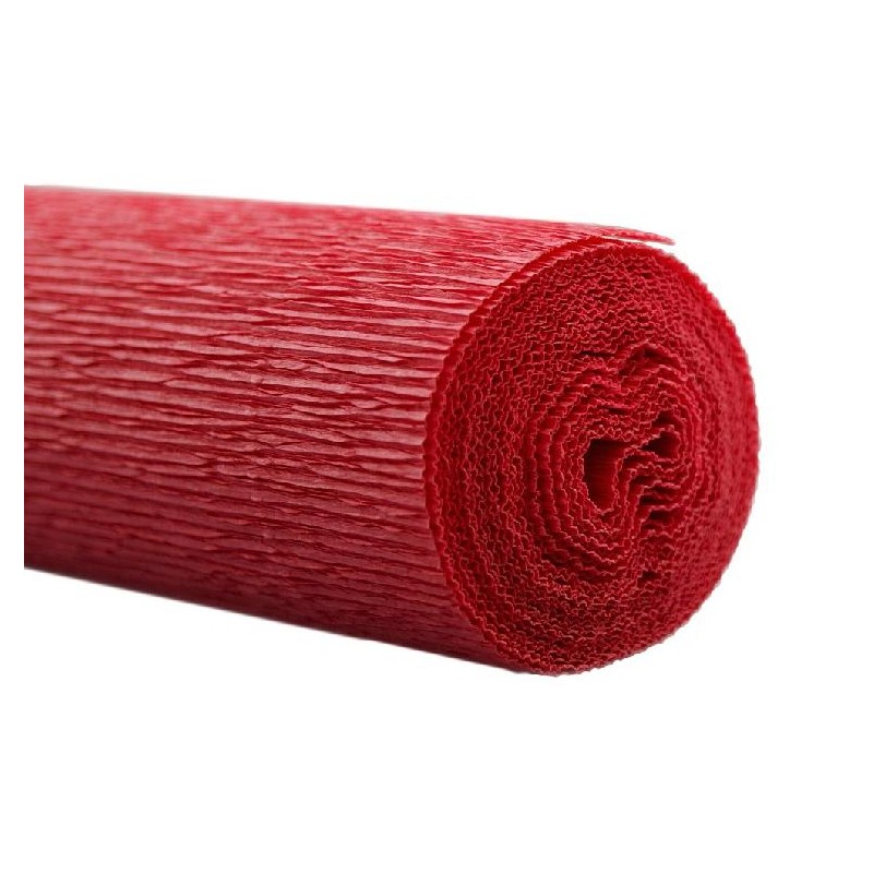 CARTA CRESPA gr180-50x250 ROSSO 580 [0510280-00.jpg]