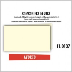 BOMBONIERE NEUTRO AVORIO...