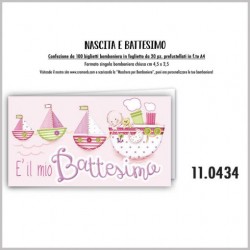 BOMBONIERE BATTESIMO ROSA...