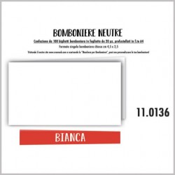 BOMBONIERE NEUTRO BIANCO...