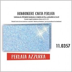 BOMBONIERE  AZZURRO perl...