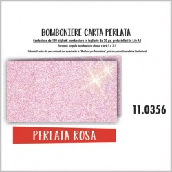 BOMBONIERE  ROSA perl A/4...