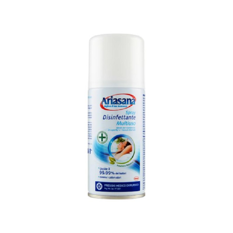 SPRAY DISINFETTANTE 150ml ARIASANA PER AMBIENTE, OGGETTI,ABITI,AUTO,MANI [1005008-00.jpg]