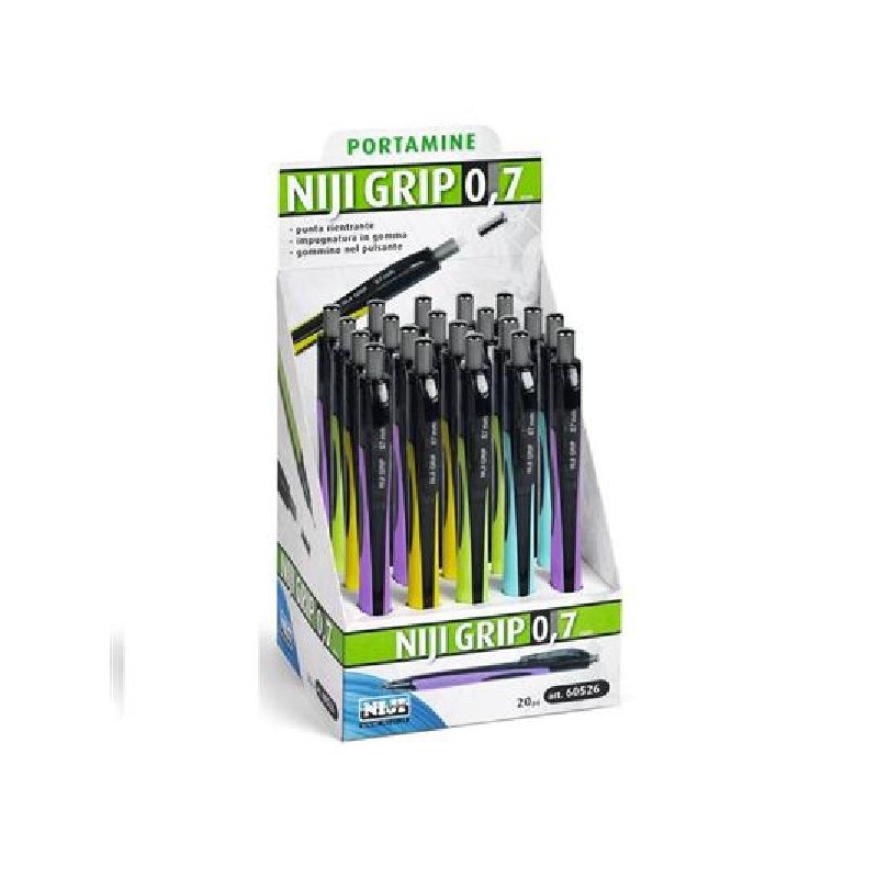 PORTAMINE 07 GRIP NIJI 20pz [1020117-00.jpg]