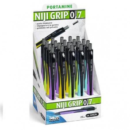 PORTAMINE 07 GRIP NIJI 20pz [1020117-00.jpg]