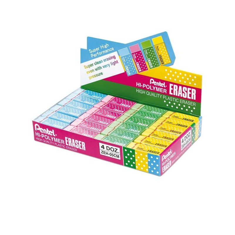 PENTEL GOMME HI-POLYMER-ZEH 05 48pz [1040102-00.jpg]