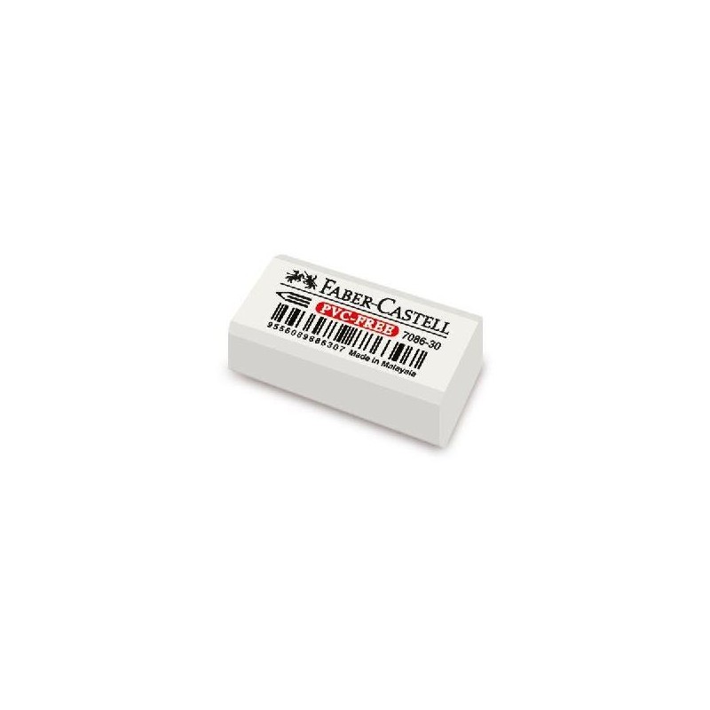 GOMME FABER CASTELL 30pz MINI PVC FREE [1040230-00.jpg]