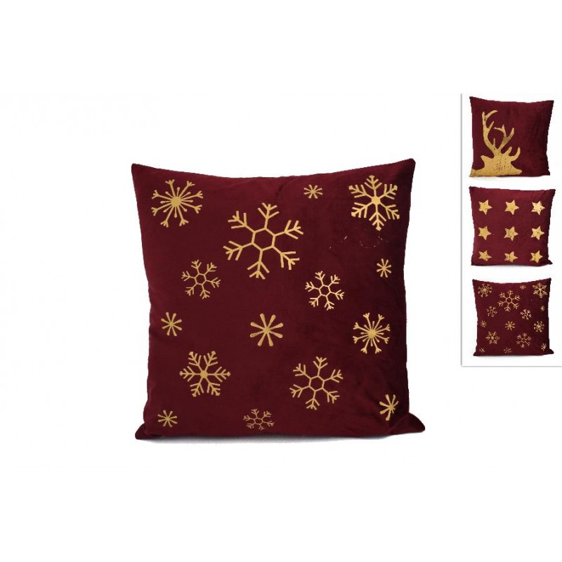 CUSCINO VELLUTO BORDEAUX/ORO 40x40 3sog [9011181-00.jpg]