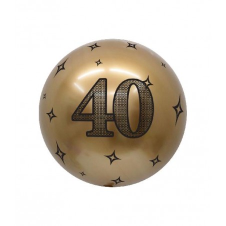 B-LOON TONDO 60cm CROMO ORO st.40 NERO [8413229-00.jpg]