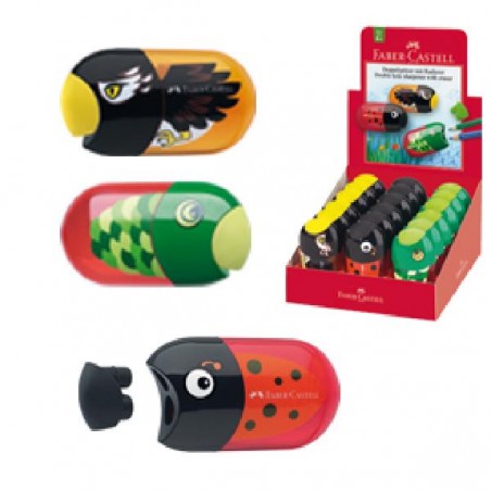 TEMPERINI FABER-CASTELL ANIMAL 18pz Ass. [1051601-00.jpg]