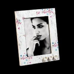 ---CORNICE 13x18 LEGNO BOTTONI BIANCO [0125061-00.jpg]