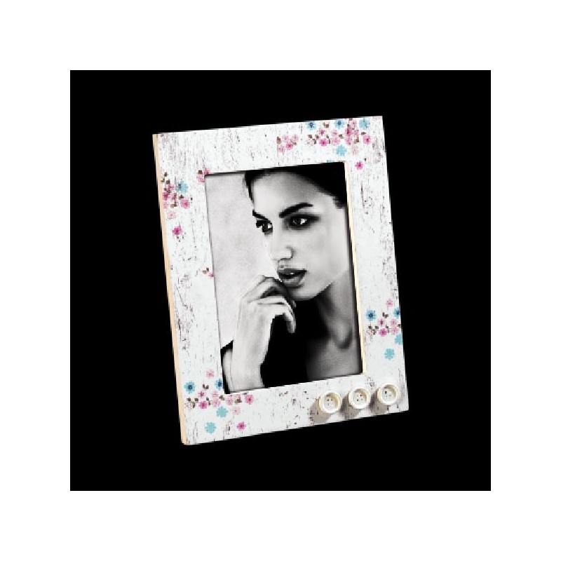 ---CORNICE 13x18 LEGNO BOTTONI BIANCO [0125061-00.jpg]